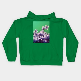 odd purple blue Kids Hoodie